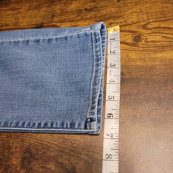 Levi's Jeans Size 14 S Mid Rise Skinny Medium Light Wash Stretch Denim Western - Picture 11 of 11